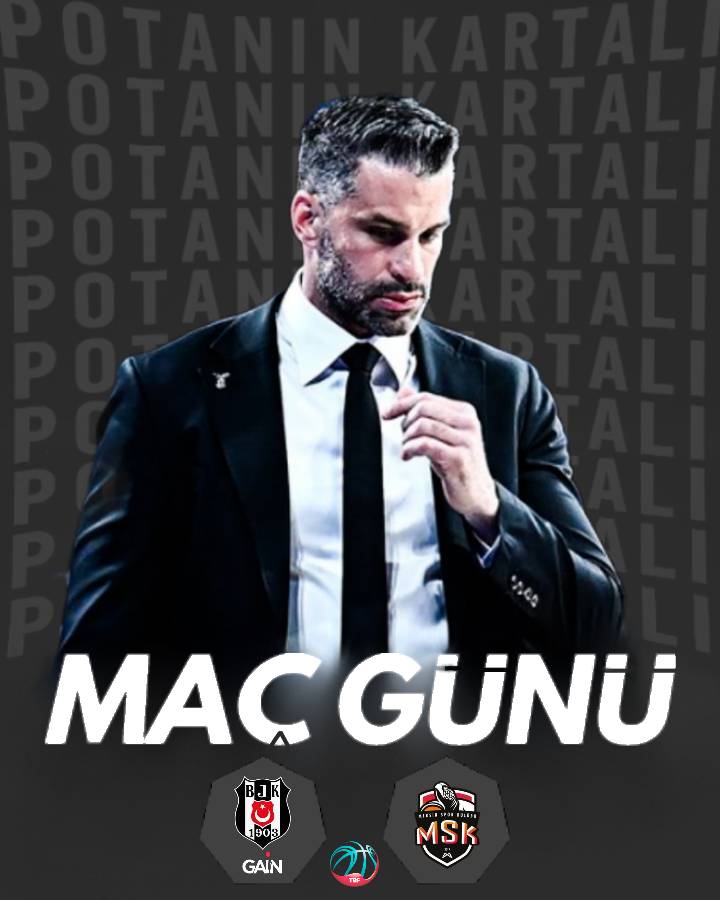 🏀MAÇ GÜNÜ🏀
🦅 Beşiktaş Gain - Mersin Spor

🕑 15.30
📺 beIN Sports 5