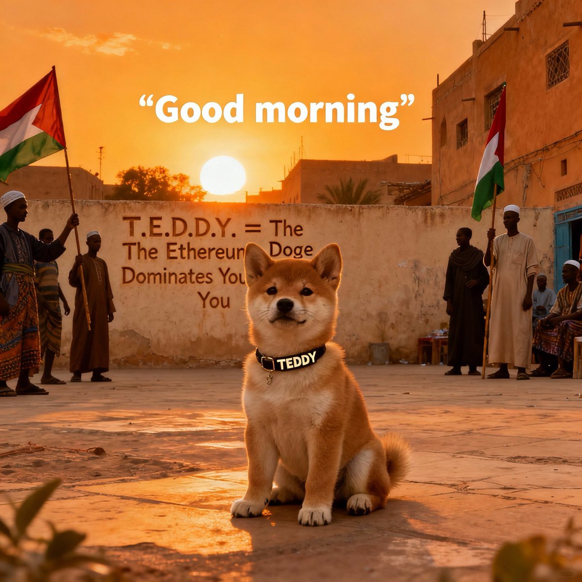 teddytiledoge's tweet image. Hey $TEDDY fam! 🌞🐕 Morning vibes with our Shiba Inu pup owning the Ethereum game. Don’t forget: T.E.D.D.Y = The Ethereum Doge Dominates You. Let’s keep the energy up and crush it today! #TEDDY #GoodMorning #EthereumDoge