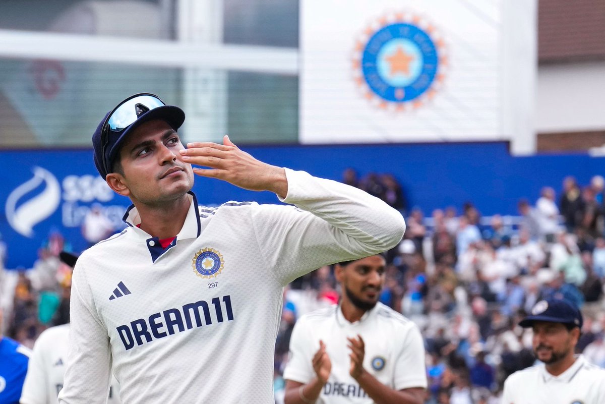 Aagneyax's tweet photo. Congratulations Shubman Gill for your first home test win as Captain ♥️ https://t.co/Fm1mwJMgJi
