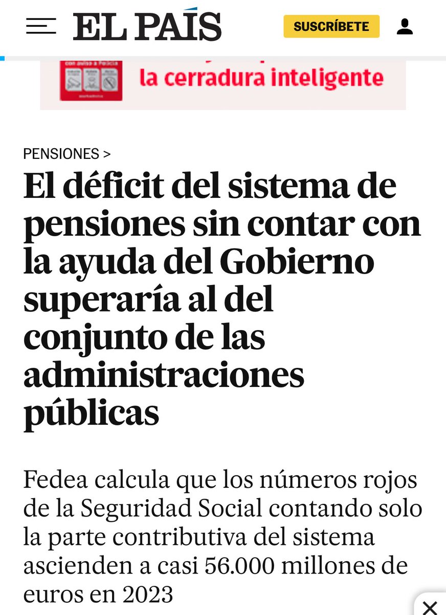 AndresdeAlonso's tweet photo. @monicacanitrot La iluminada del día… el déficit ANUAL en pensiones supera los 50.000 millones (esto en 2023, subiendo). Ni sumando todos los importes en corrupción tapas el agujero de 1 año en pensiones. Mucha suerte con la evasión fiscal (cómo sacas esa cifra?) y rescate a la banca para 1 año https://t.co/MXGhuLAMgJ
