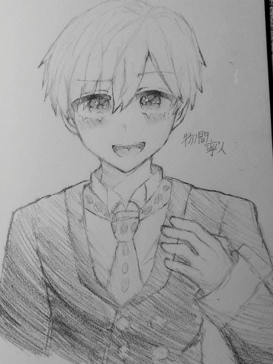 marityanu's tweet image. ヒロアカはじまるね！！！#物間寧人 #イラスト #アナログはいいぞ #物間