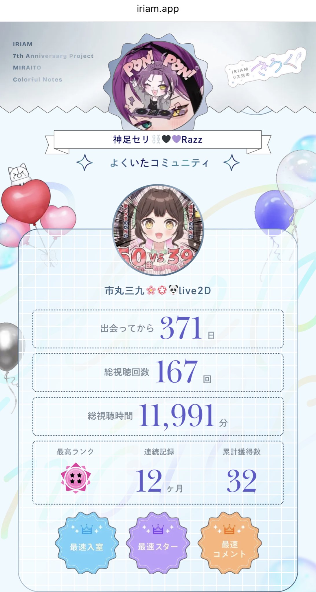 セリ とさせて頂きます 神足セリ⛓️🖤💜Razz (@koutari_seri) / X