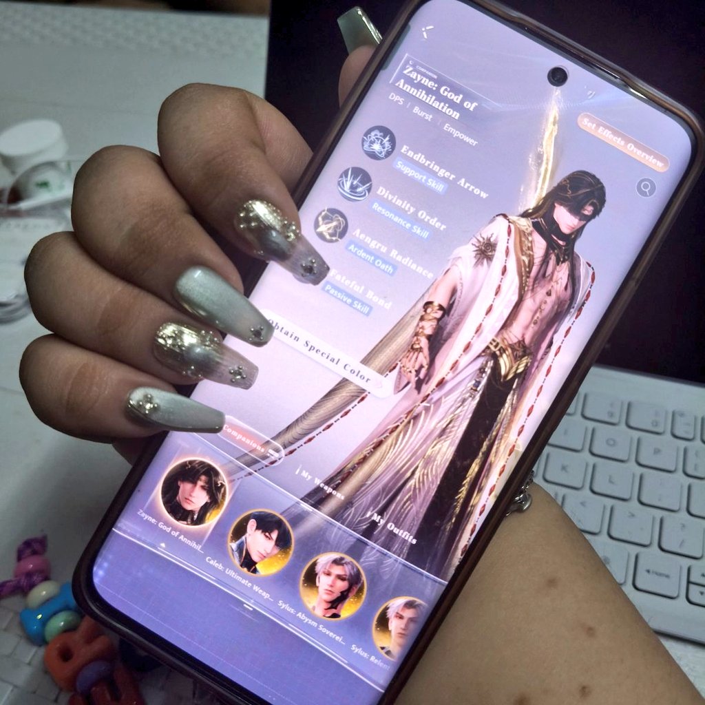 See how addicted I'm with him ✨❄️💙 #LoveandDeepspace #ZayneGodofAnnihilation #Zayne