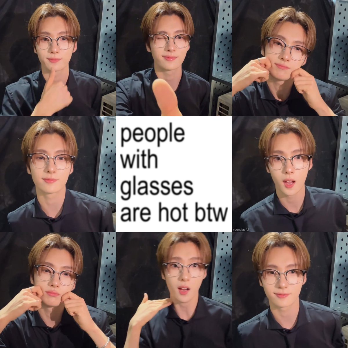 youngjaeful's tweet photo. you(ngjae) drives me crazy  🖤 https://t.co/etjBmCWMV7