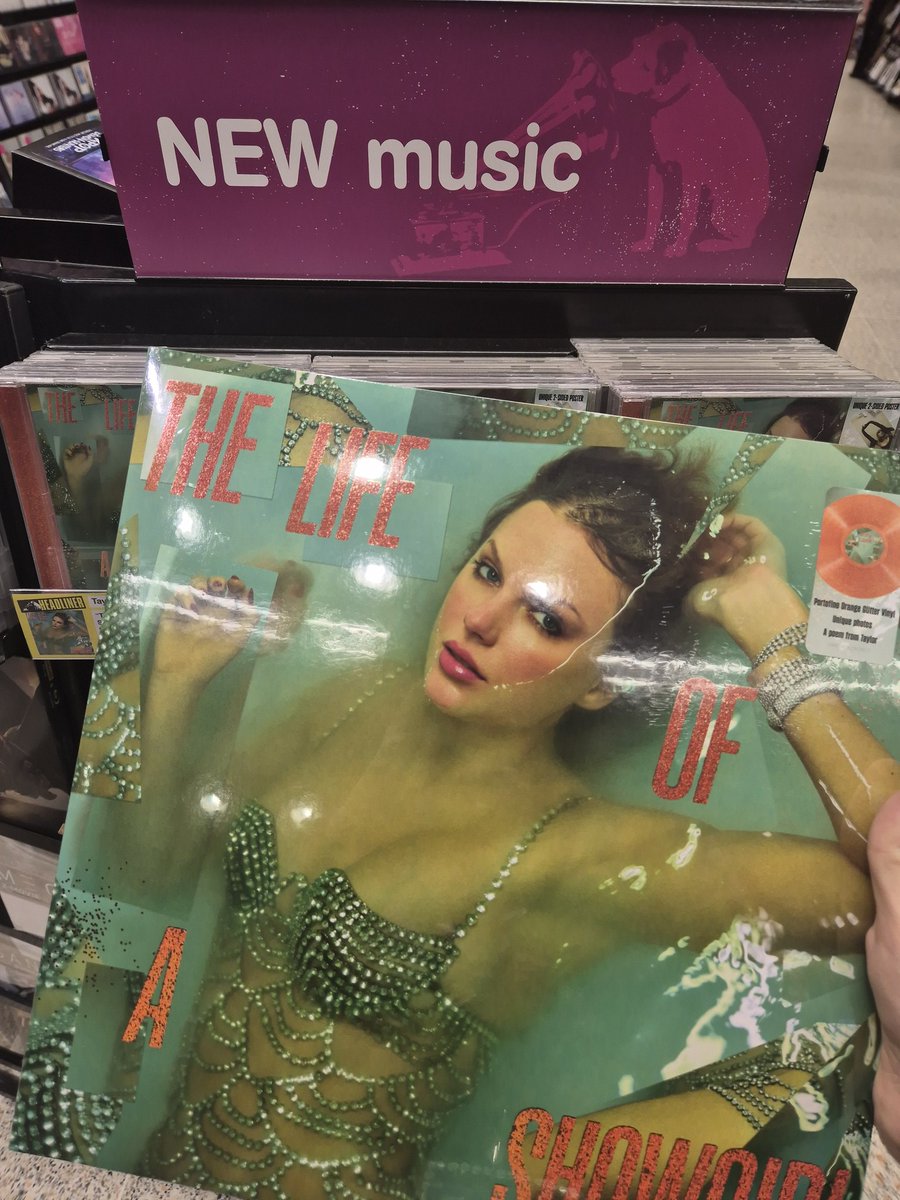 the new #TaylorSwift album #Lifeofashowgirl is finally here! #hmvheadliner #hmvthelifeofashowgirl