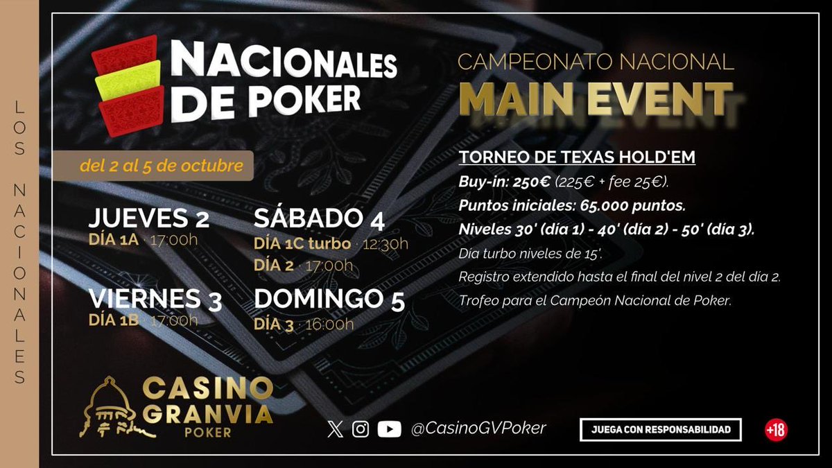 Casino Gran Vía Poker tweet media