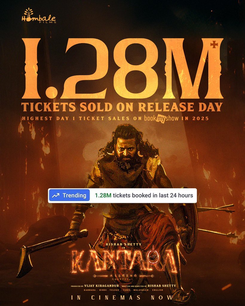 VeerYadav0000's tweet photo. @AsianBoxOffice Records #KantaraChapter1 #KantaraChapter1boxoffice https://t.co/4akoGq6pUW