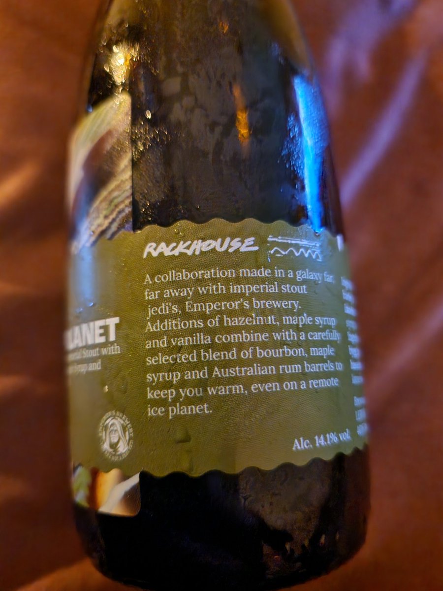 After a run of late shifts that lasted forever
This train driver gets 4 days off 
Tonight I'm having 14.1% perfection

<a href="/LervigBeer/">LERVIG</a>  <a href="/EmperorsBrewery/">Emperors Brewery</a>  collab I've had for several months waiting for the right time. 

Sláinte !
