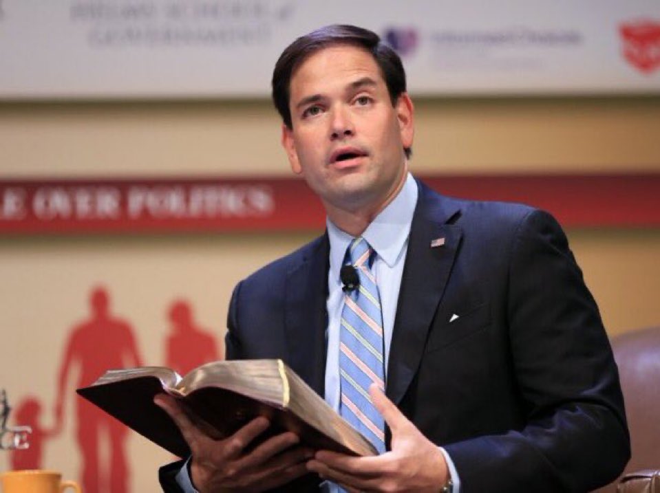CryptidPolitics's tweet image. Marco Rubio will make a great President someday.