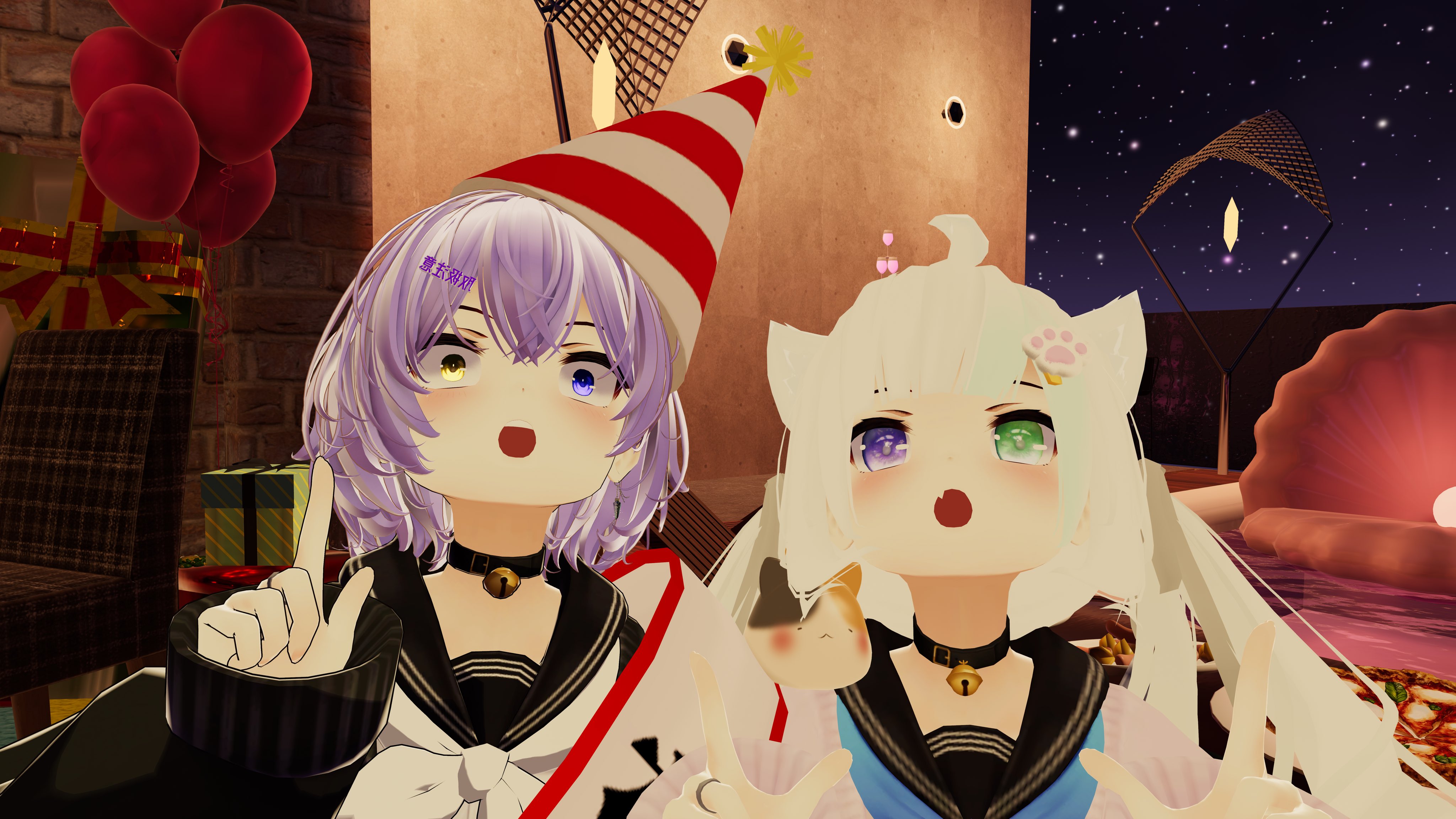 ③猫の日♡限定m(=✧ω✧=)m✧ ✧ ✧ 白猫♡白猫　猫ひな人形 ③猫の日♡限定m(=✧ω✧=)m✧ ✧ ✧