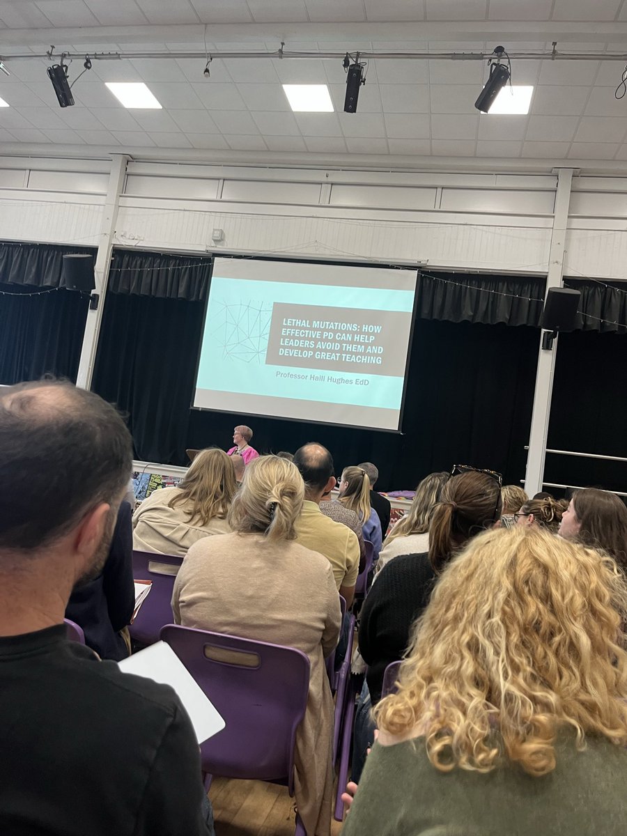 A fantastic day <a href="/rED_Cornwall24/">researchED Cornwall</a> 
As <a href="/MoreMorrow/">Dan Morrow</a> summed up perfectly, ‘it's all about working together with a shared purpose - the success and flourishing of every child’
Collaborating in one united goal. Thank you <a href="/PenriceAcademy/">Penrice Academy</a> for hosting &amp;  <a href="/CeltAcademies/">Cornwall Education Learning Trust</a> for making it happen