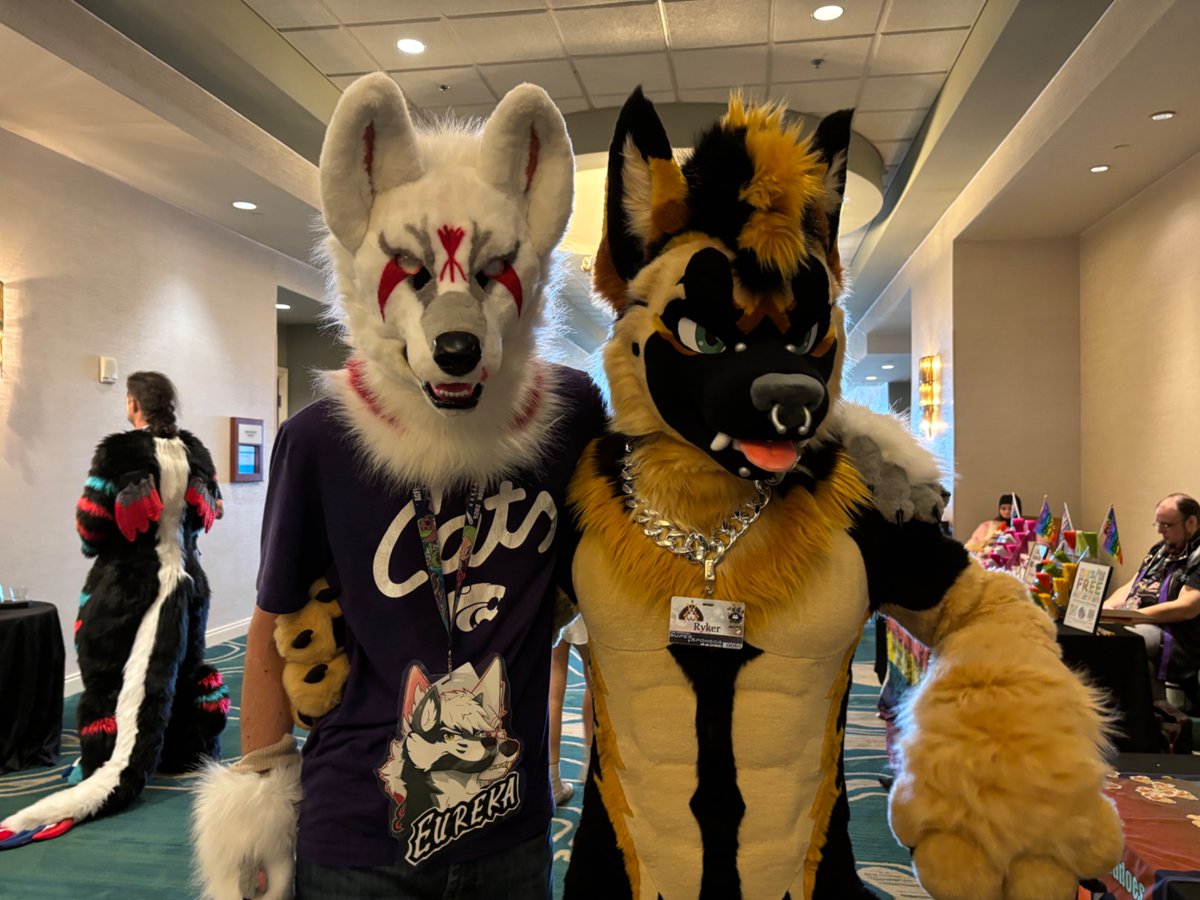 PupEureka (@wolfbrother2002) on Twitter photo Loving the new suit <a href="/RykerTheShep/">Ryker (GOH ACFI25)</a>, glad I got to meet you and get a pic Loving the new suit <a href="/RykerTheShep/">Ryker (GOH ACFI25)</a>, glad I got to meet you and get a pic