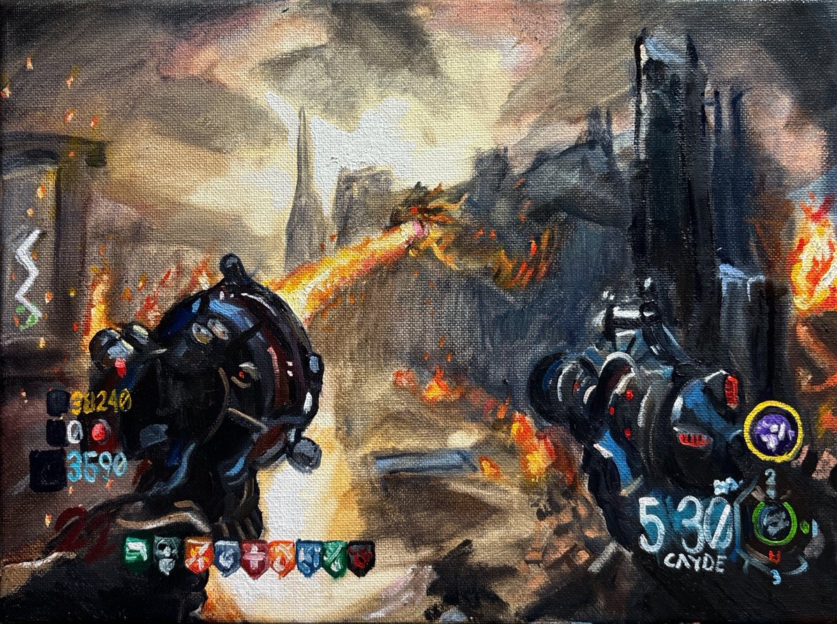 caydeplanet's tweet image. I like to paint Call of Duty Zombies