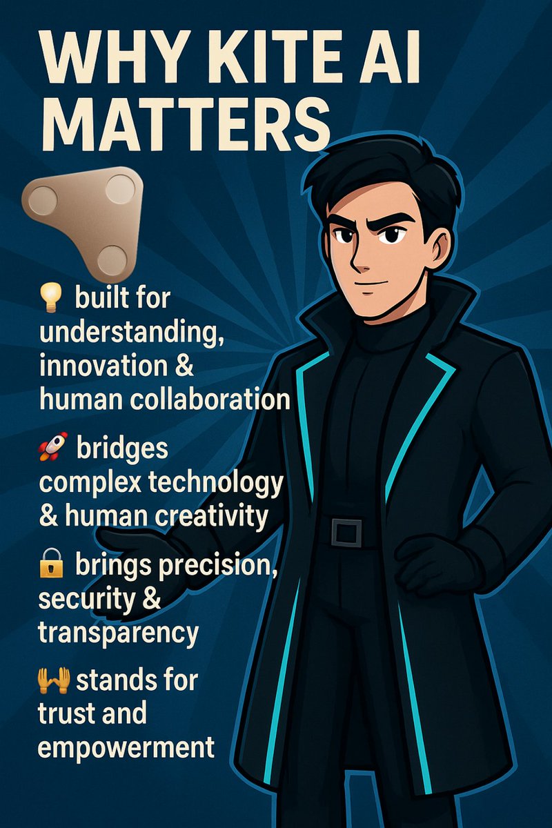 BasirMubar93495's tweet image. Kite AI agents are the bridge between human intelligence and artificial intelligence — they don’t replace the human mind, they expand it; a silent power flowing behind every intelligent decision.

#KiteAI #AIagents #IntelligenceReimagined  #ArtificialIntelligence @GoKiteAI