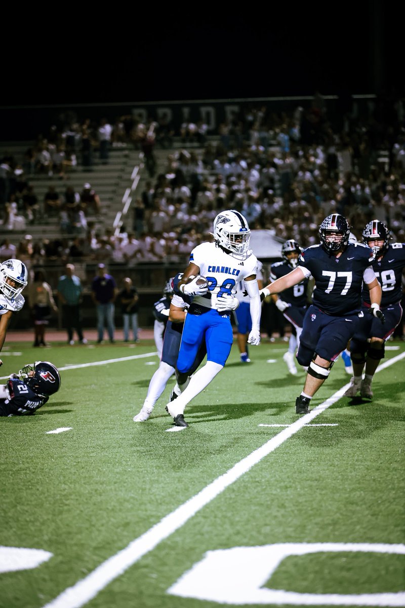 Final score : Chandler 39 - 17 Perry.
The Wolves get there revenge on the pumas after losing 2x last year to Perry. 

Standout players:
Will Mencl - 16c 29att 181yds 3TD
ATH Jai jones- 5 rec 79yds 1td 
chase Ochoa- 20 car 160 yds 1 TD
Jayden spann- 1td
Sky ormita- 4 rec 55yds 1td