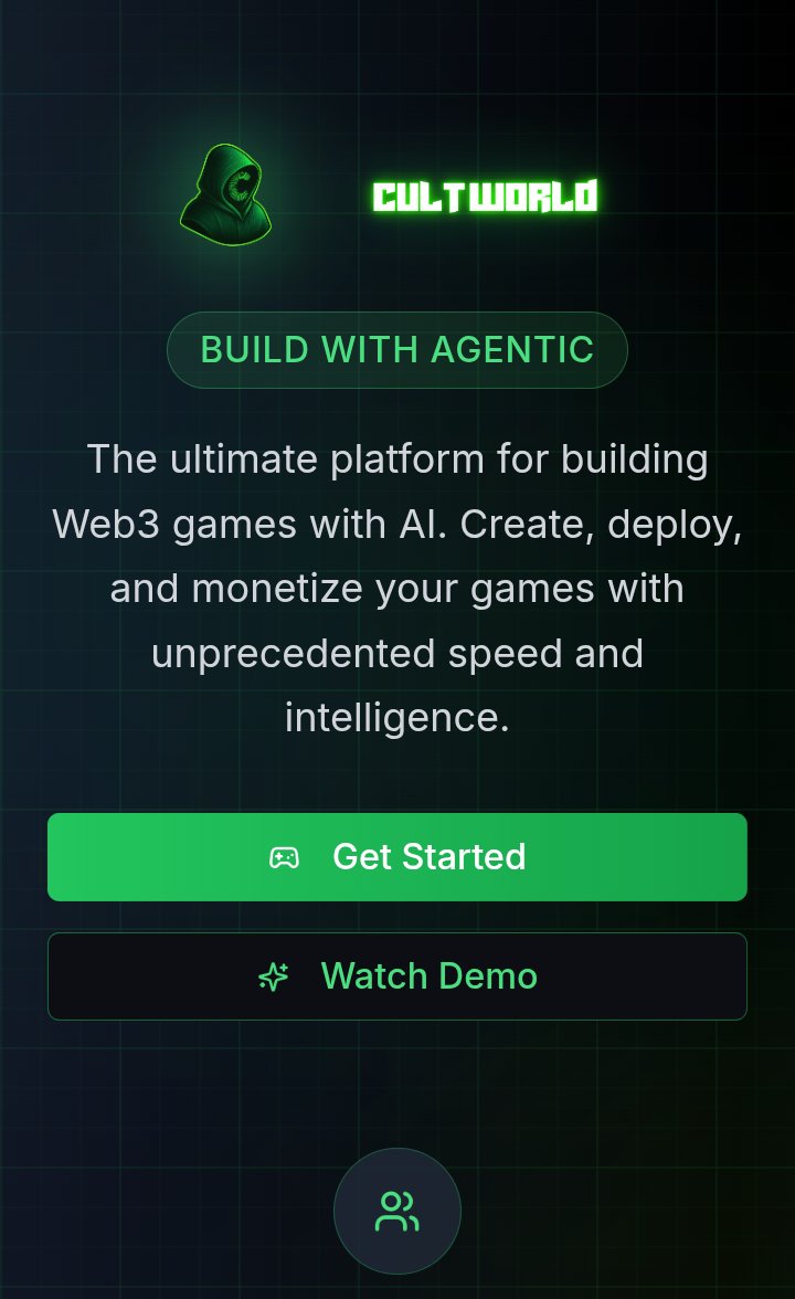 NobleOFweb3's tweet image. Time: 07:00pm

Do you know you can bring those gaming ideas to life before the end of today 

Not just before the end of today but in minutes 

Check out 👉 @cultworld_ on @sei