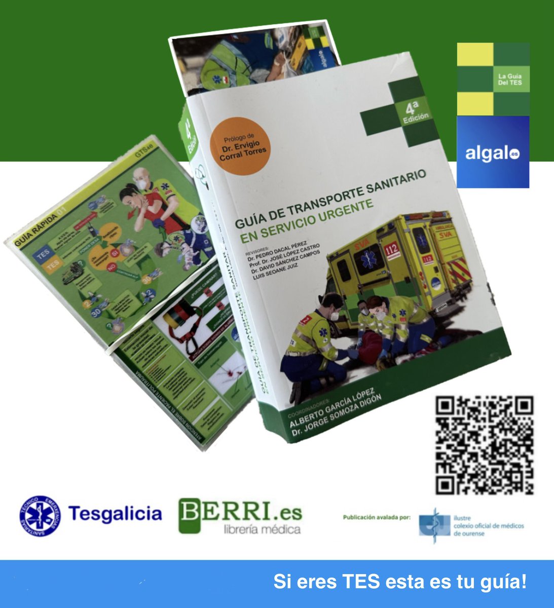 Todo lo que necesitas saber sobre Emergencias Sanitarias está en LA GUÍA DEL #TES.
Si eres Técnico/a en Emergencias Sanitarias… ¡esta es tu guía!