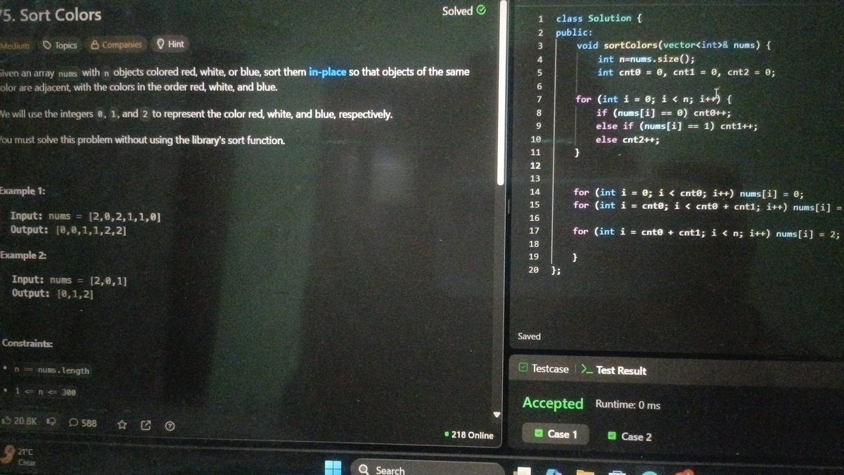 Aasthajoshay's tweet image. Day 32:I started my dsa practice again with a focus on basics first 
#100DaysOfCode