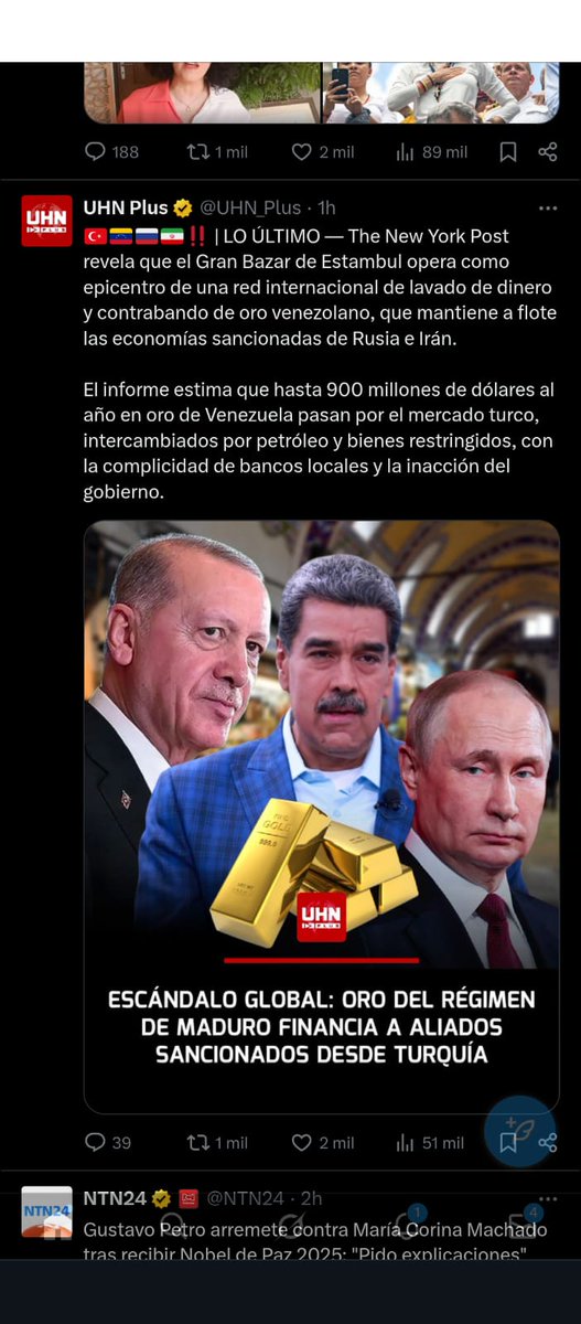 Camendoza2020's tweet image. Bobo hp.
Esto es lo que hicieron con la riqueza de Venezuela.