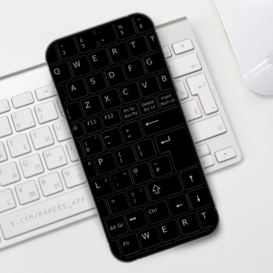 Papers_app's tweet image. Minimal - Keyboard.