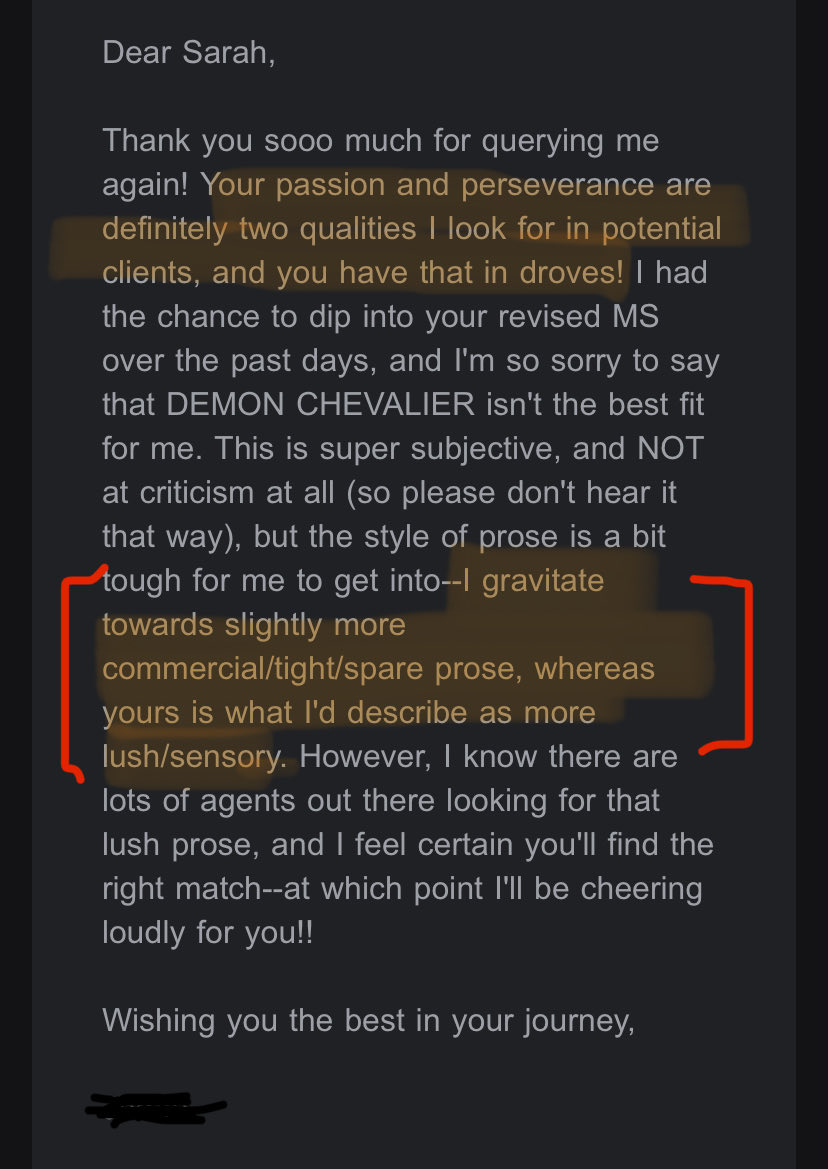 authorvaughnroe's tweet image. POV: when a pass, instead of bringing you down, makes your day.

This is just the motivation I needed 🤘🏼

✨ Thank you ✨

#writingcommunity #amquerying