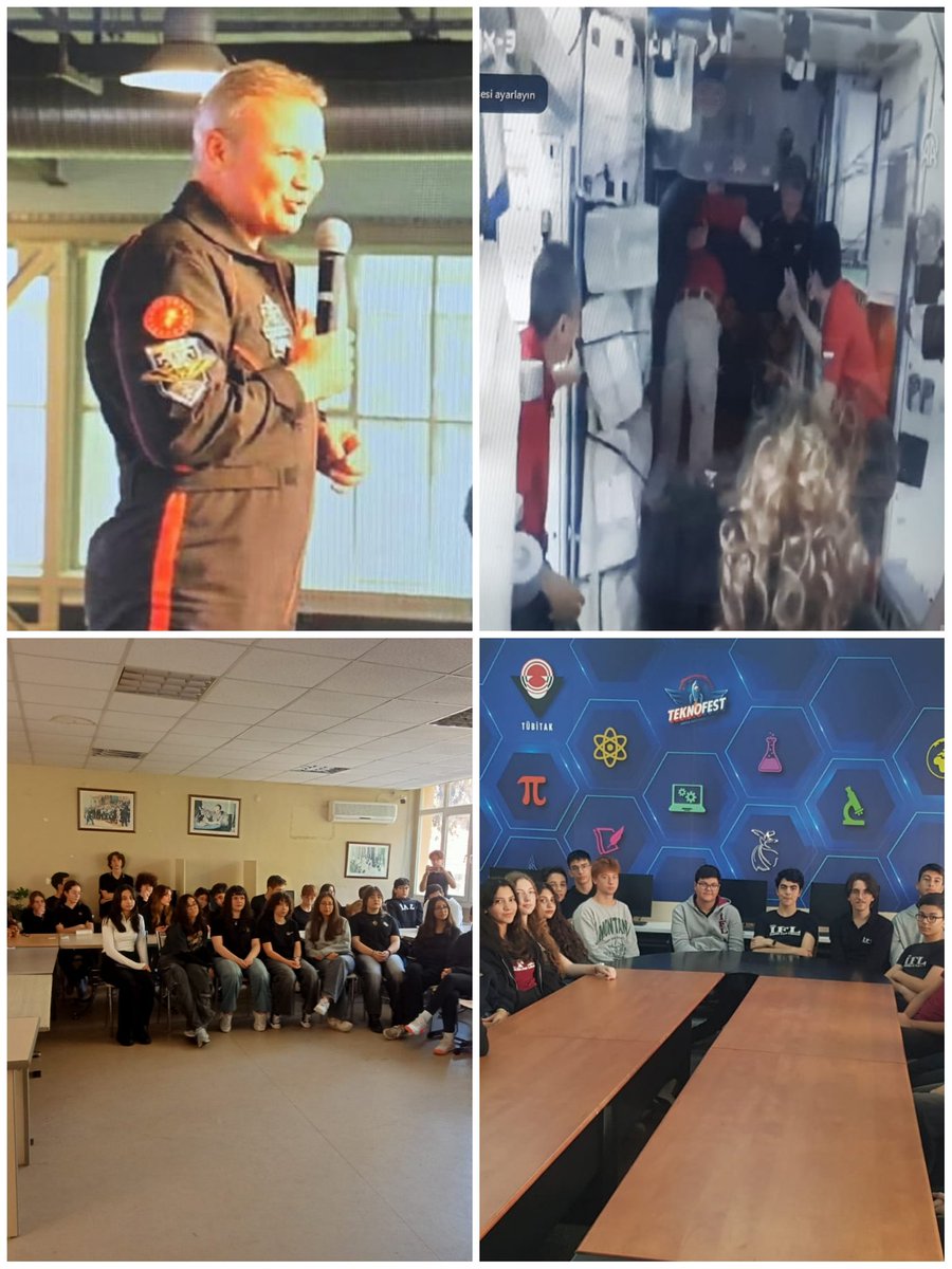 🚀 Öğrencilerimiz Türkiye’nin İlk Astronotu Alper Gezeravcı’yla Buluştu!

✨Dünya Uzay Haftası etkinlikleri kapsamında, TÜBİTAK Bilim Merkezleri tarafından düzenlenen canlı yayın söyleşisinde, Türkiye’nin ilk astronotu Alper Gezeravcı ve uzay alanında görev yapan bilim insanları