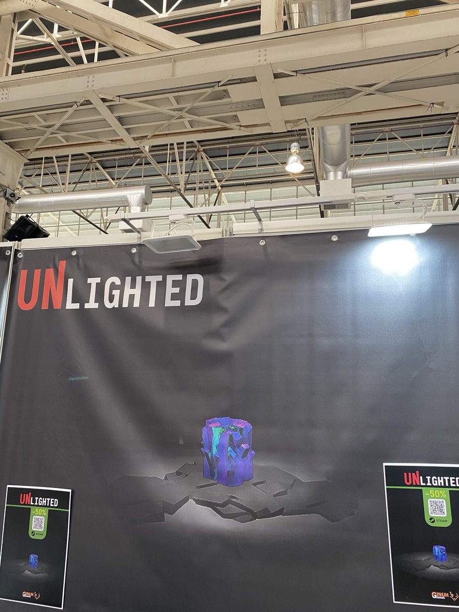 GinuhGames's tweet photo. 🗓️ Día 2 del @bcngamefest completado.

🫂 Hoy hemos podido ver como disfrutabais de nuestro juego sin descanso, ha sido muy intenso.

🫆 Nuevos contactos, felicitaciones y gente increíble. Mucho a procesar ;)

💸 Y aún podéis conseguir #Unlighted al 50% en Steam: https://t.co/lXTUnb3H97