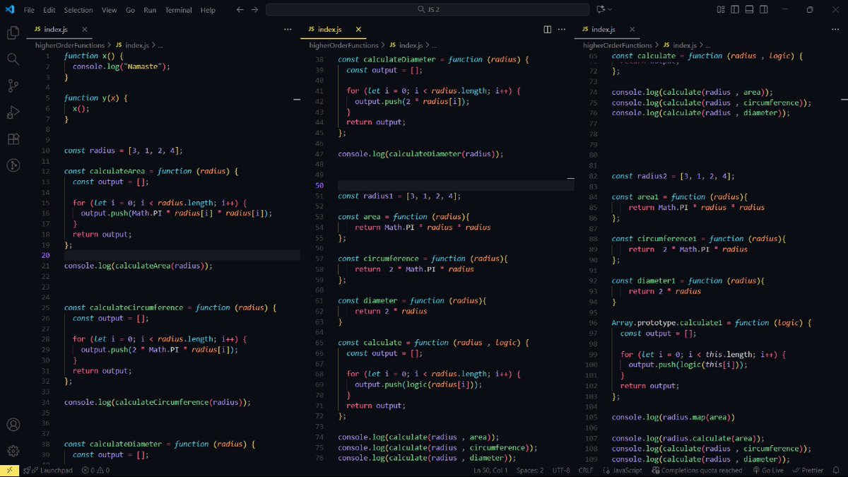 _vedansh_saini's tweet image. Day 25 of #100DaysOfCode
✅ Revised JS
🔹 Higher Order Functions 
🔹 Map/Filter/Reduce 
✅ ReactJS
🔹 Theme Switcher Project 
#javascript #reactJS #WebDev  #buildinpublic #letsconnect #CodeNewbie