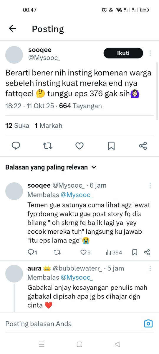 DiiCik's tweet photo. Gak tau lagi deh,, mungkin sebab udah lama ngak nonton kali yah.
Kalo saye " kalo kejadian Alhamdulillah,tapi ngak mau mikir lebih apalagi berharap itu no bangett udah cukup kecewa soalnya,sakit. 🙏🙏
Love kapal abadi #fattqeel #fatqeel https://t.co/G98uNz30Gu