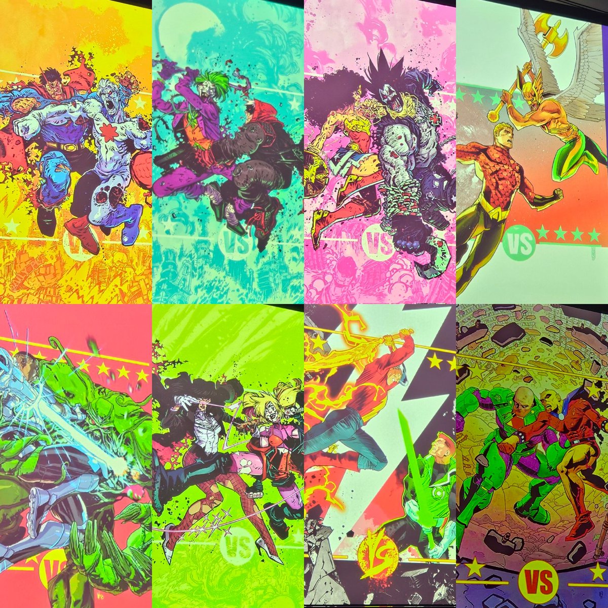 dcuworld's tweet image. DC K.O. Fight month(Round 2) Match-ups releasing in December

-Superman vs Captain Atom
-Joker vs Red Hood
-Wonder Woman Vs Lobo
-Aquaman vs Hawkman
-Cyborg Vs Swamp Thing
-Zatanna Vs Harley Quinn
-Jay Garrick vs Guy Gardner
-Lex Luthor Vs Etrigan