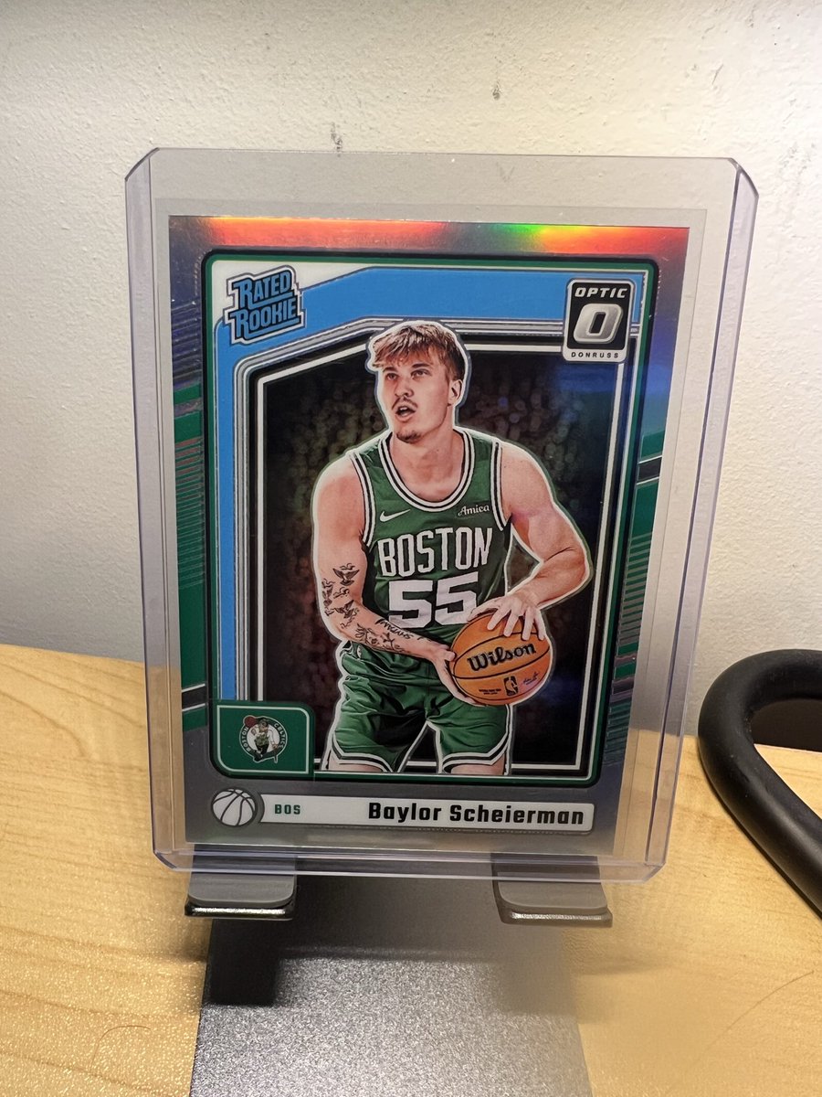 BasedCardGuy's tweet image. Check out 🔥2024-25 Donruss Optic Rated Rookie Baylor Scheierman Silver Holo Prizm #263 ebay.us/m/QY0WxY #eBay via @eBay #Celtics #TBBReposts #TBBCrew #NBA #CardsForSale #NBA #Optic #Rookie
