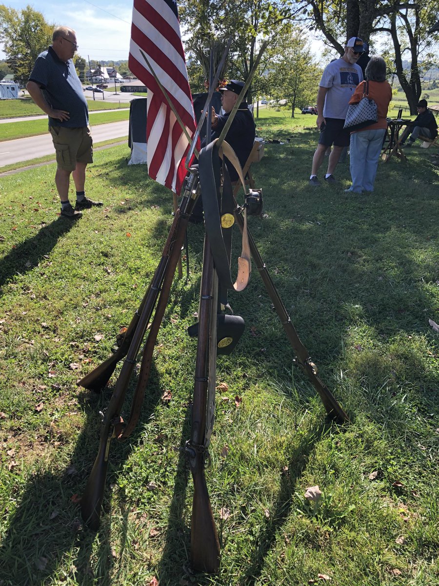 It’s Homecoming Weekend here at <a href="/LMUtweets/">Lincoln Memorial University</a>, and Union troops are camped out across from the museum.
Not the first time there have been Civil War soldiers here. Cannonballs and other relics still turn up during construction projects on campus.