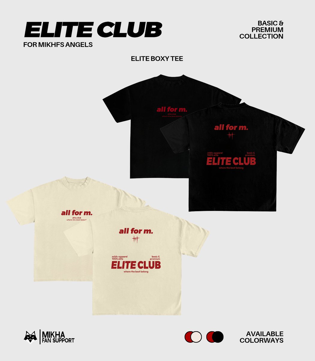 mikhalitesfs's tweet image. [ELITE CLUB MERCH ANGELS EXCLUSIVE DESIGNS]

Available only thru our Angels Exclusive bundles.

Inspired by M. All for M. ❤️

#EliteClubMerch
#MIKHAfiedtilBINIfied
#MikhFS_Merch