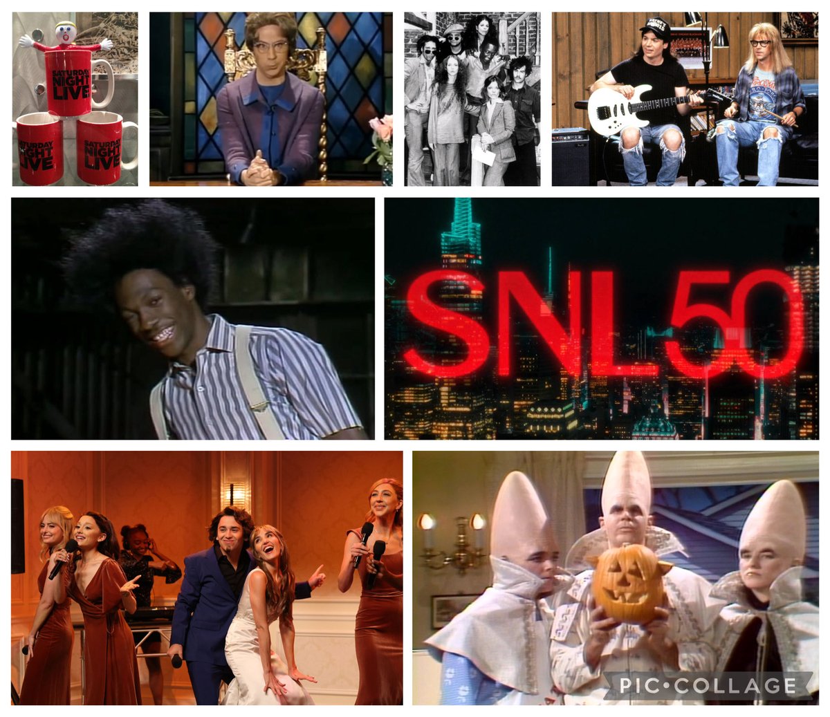 50 years to the day!
October 11, 1975

Happy Anniversary “NBC’s Saturday Night” 

<a href="/nbcsnl/">Saturday Night Live - SNL</a> #SNL50
#SNL #SaturdayNightLive