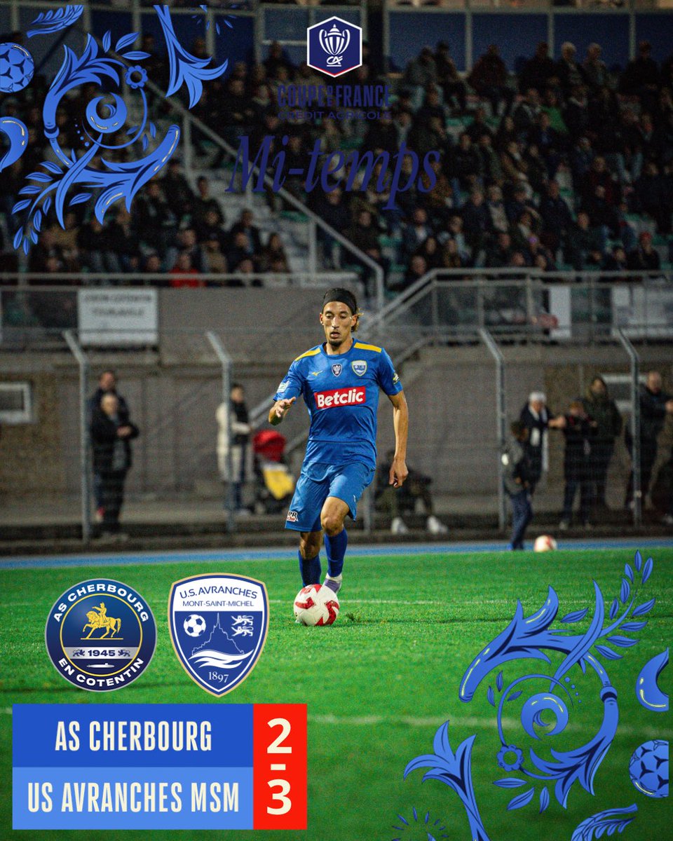 45’ C’est la pause au stade Maurice Postaire, nos Avranchinais sont devant grâce à un triplé de Sabihi. 

ASC 2️⃣-3️⃣ USAMSM