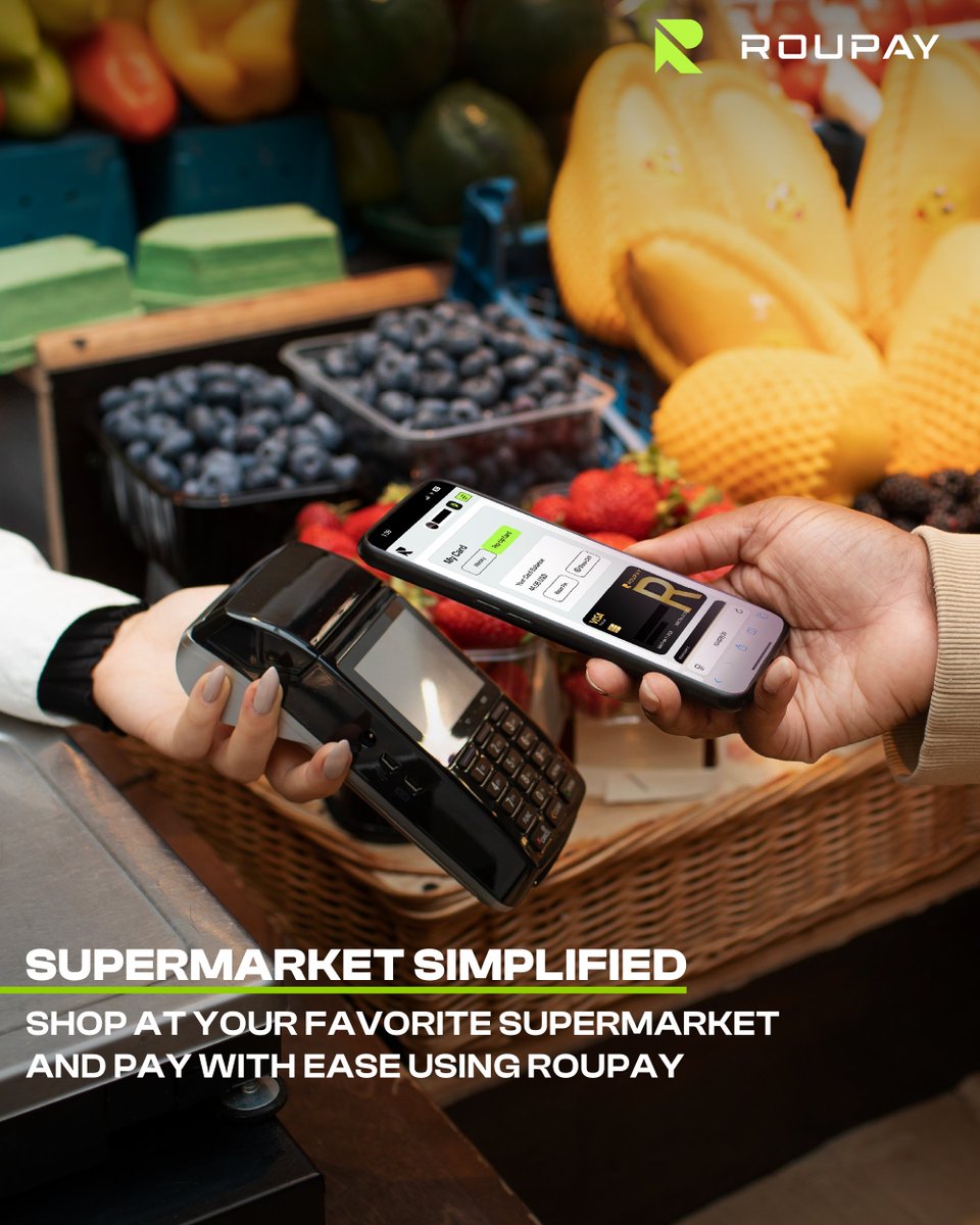 roupayofficial's tweet image. 🛒 Supermarket Simplified with ROUPAY
From fresh groceries to everyday essentials, shopping has never been easier. 
With ROUPAY, you can pay seamlessly 
Try ROUPAY now : roupay.io
#Virtualcard #cryptocard #roupay #cryptowallet #shoppingonline #shoppingwithcrypto