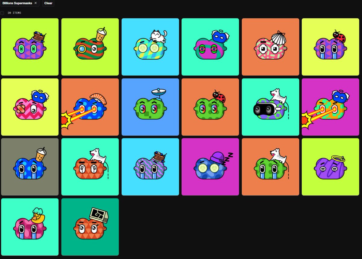 Billions(<a href="/billions_ntwk/">Billions</a>) Supermasks 20개 보유 완료! 🦸‍♂️

이번에 Supermasks의 보유 수량을 
10개 → 20개로 늘렸습니다.
(5위 홀더 등극!)

이건 단순한 투자라기보다 Billions 생태계에 대한 확신과 기여의 의지입니다.

Supermasks는 NFT 그 이상입니다.
AI 시대에 인간의 신원(Identity)과