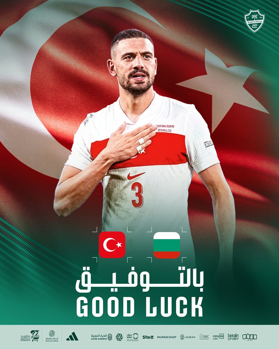 ALAHLI_FC's tweet image. كل التوفيق لك ديميرال في مهمتك اليوم 🇹🇷💚