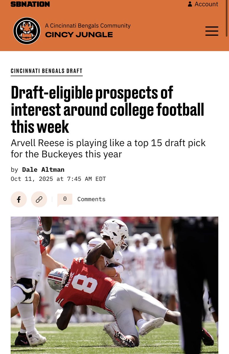 BengalsBrews's tweet image. Arvell Reese is so damn good