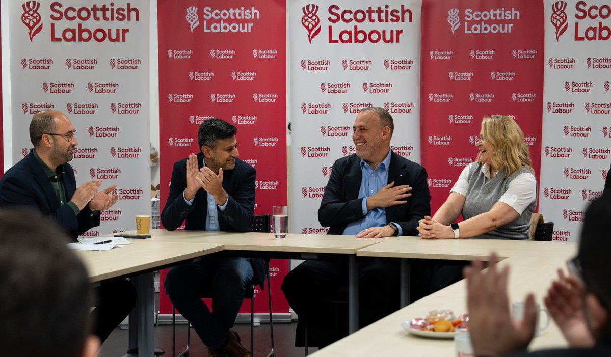 ScottishLabour's tweet image. Scottish Labour MPs, MSPs and candidates met today with the Palestinian Ambassador @hzomlot .
We welcome the ceasefire in Gaza, the end of bloodshed and the planned release of hostages.
It must last — backed by urgent aid, a real path to peace and an end to occupation.
