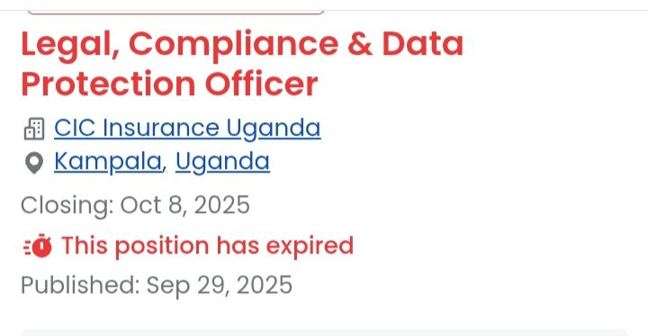 SilverKayondo's tweet photo. This is a casestudy on how NOT to design job descriptions for your #legal department's hiring.

These are tasks for 3 people. Then you can't lump them on someone with 3 years' experience in a market like #Uganda.

Regulators should be able to flag risks in such comingled roles. https://t.co/PT4XePYSqY