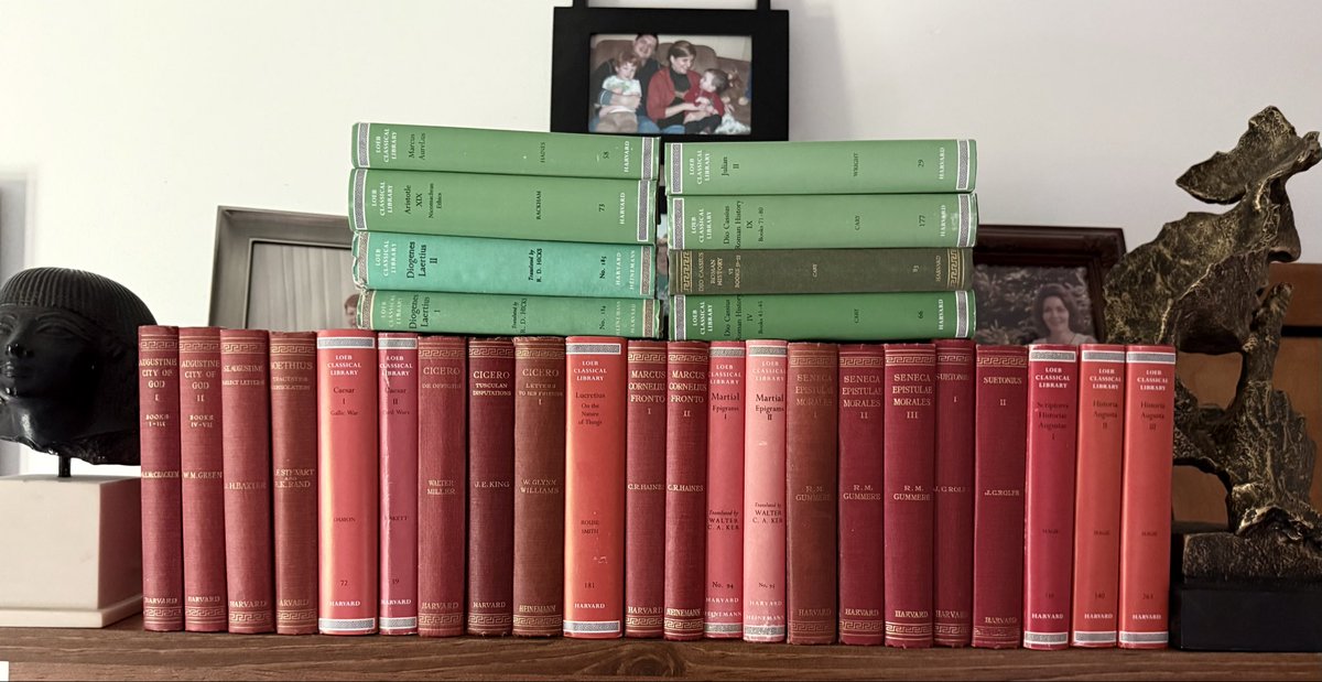 Do you have more Reds or Greens in your Loeb collection?