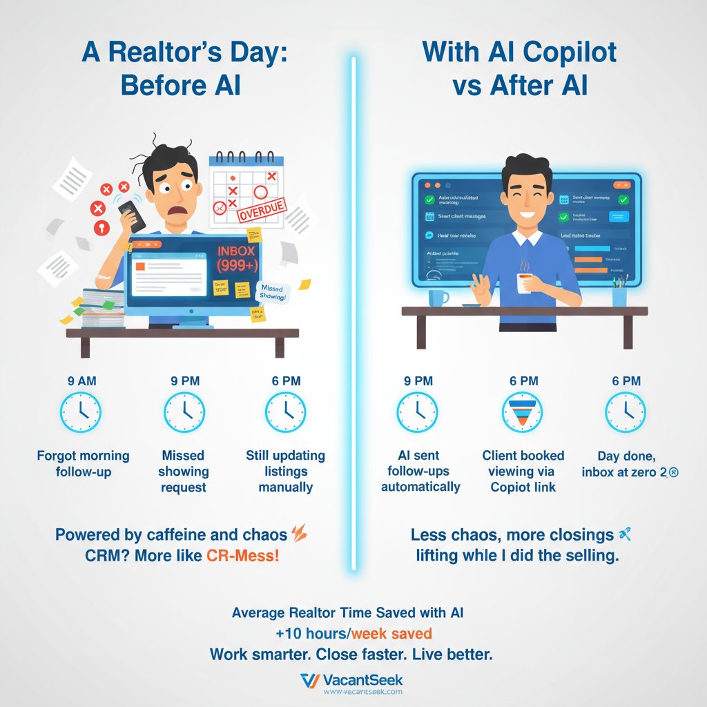 Vacant_Seek's tweet image. If you’re still juggling calls, calendars, and chaos — it’s time to automate smarter, not harder.

🔗 vacantseek.com

#RealEstateAI #AIAutomation #SmartRealtor #RealtorLife #PropTech #AIForBusiness #RealEstateInnovation #DigitalTransformation #RealtorHumor #VacantSeek