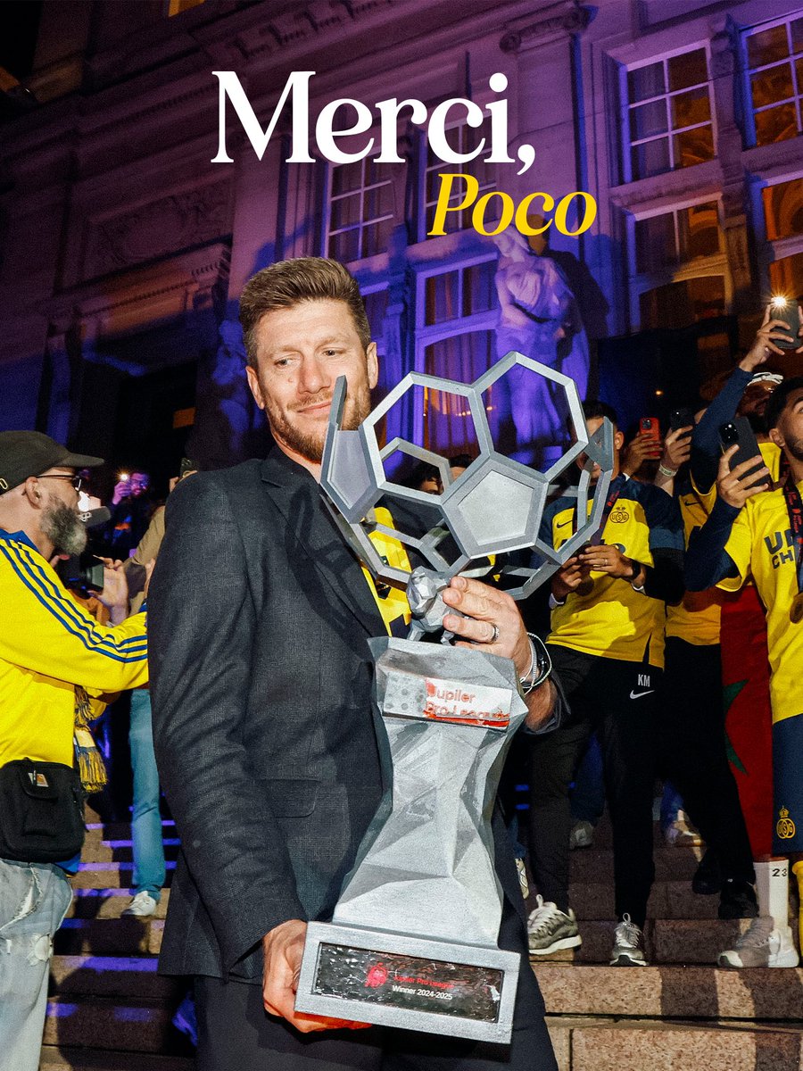 Union Saint-Gilloise confirms that Sébastien Pocognoli leaves the club with immediate effect to join AS Monaco.