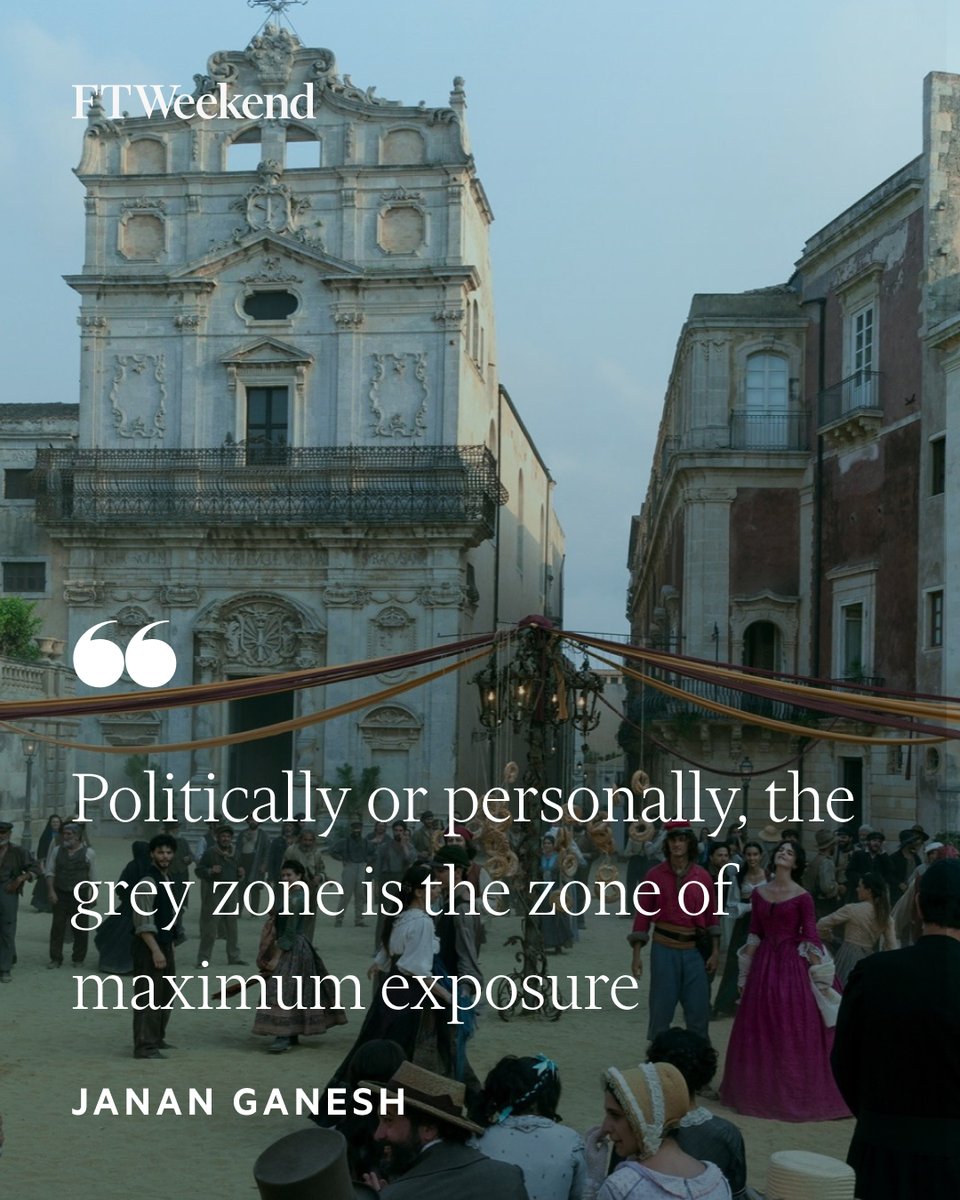 FT's tweet image. Navigating the 21st century requires a talent for paradox. How to live in the grey zone – according to Janan Ganesh: on.ft.com/47i6W4l