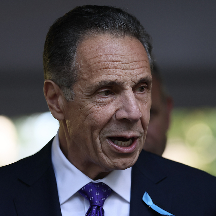 NEWSMAX's tweet image. Former N.Y. Gov. Andrew Cuomo is not among New York Democrats standing behind AG Letitia James in the wake of her federal indictment, as Cuomo blames James for forcing him out of the governor&apos;s mansion. MORE: bit.ly/46OXANm
