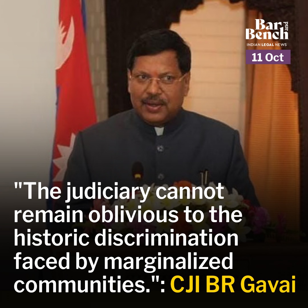 MrSinha_'s tweet image. Is CJI Saheb eyeing a political opportunity after retirement, just like his Congress leader father?
President Draupadi Murmu is also a tribal, yet you’ll never see her repeatedly playing this card or making such statements…