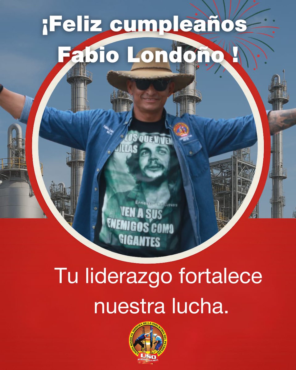 ¡Celebramos la vida de Fabio Londoño!

Su liderazgo y compromiso sindical inspiran la unidad y la fuerza de nuestra organización.
 ¡Feliz cumpleaños, compañero!