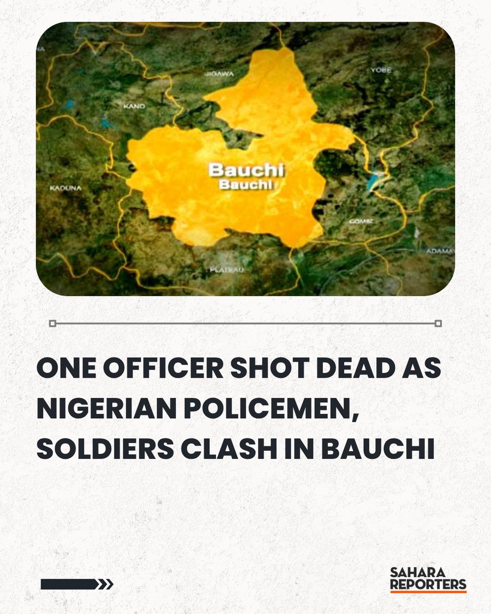 SaharaReporters's tweet image. One Officer Shot Dead As Nigerian Policemen, Soldiers Clash In Bauchi | Sahara Reporters   bit.ly/42wsveY
