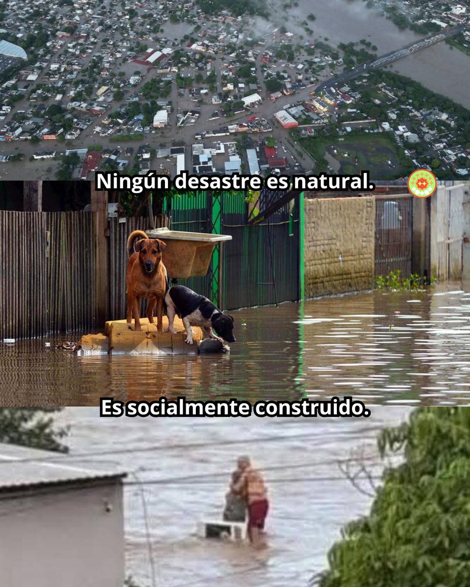 #Sabado 
🏡🌊 El caso de inundación de Poza Rica, #Veracruz nos deja la misma lección: los desastres no son naturales sino socialmente construidos. 

⚠️ En los últimos días, han ocurrido múltiples inundaciones en el país, incluyendo a #CDMX. Nos recuerda que un temporal lluvioso